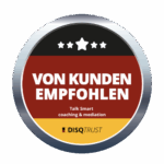 DISQTrust Siegel_Von Kunden Empfohlen_Talk Smart coaching&mediation